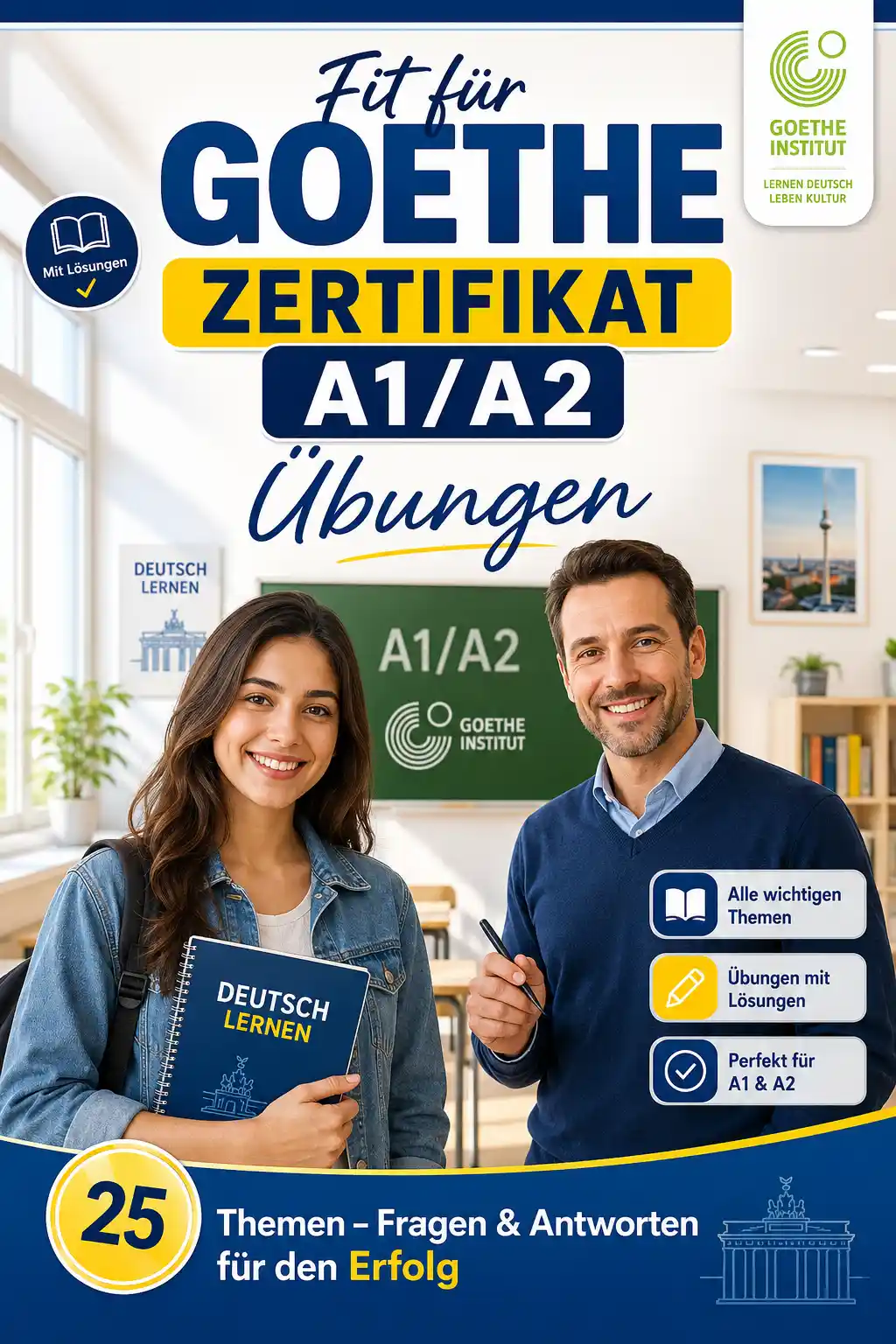 Fit für Goethe Zertifikat A1A2 Übungen 📚
