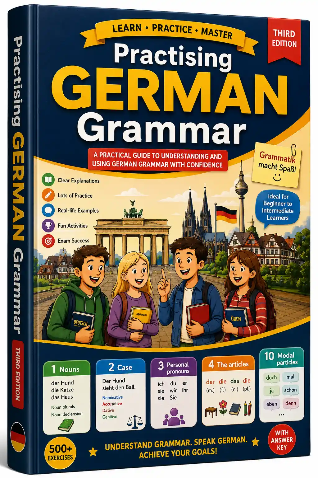 Practicing German Grammar Book 📚